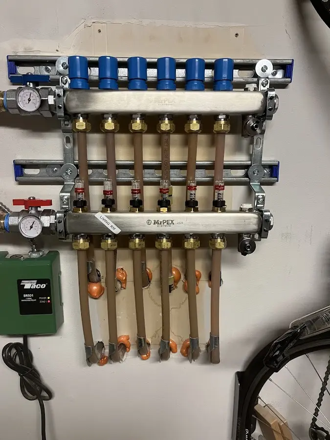 Plumber performing Gas Line Installation at a residential property in Pembroke Pines